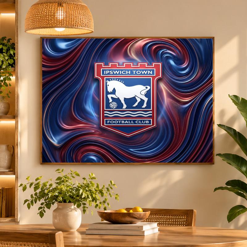 5D Diamond Painting Ipswich Town Football DIY Full Drill Diamond Art Kit Home Decoration