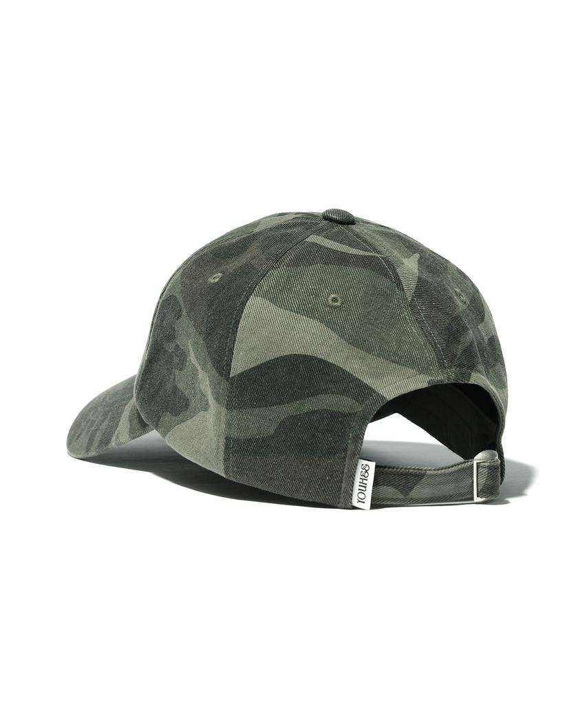 YOUHEE Lettering Ball Cap Khaki