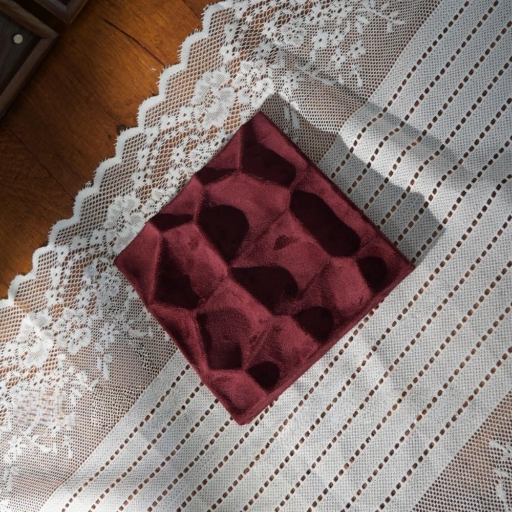 Cloth Ring Earrings Display Plate Light Luxury Jewelry Shop Counter Accessory Women