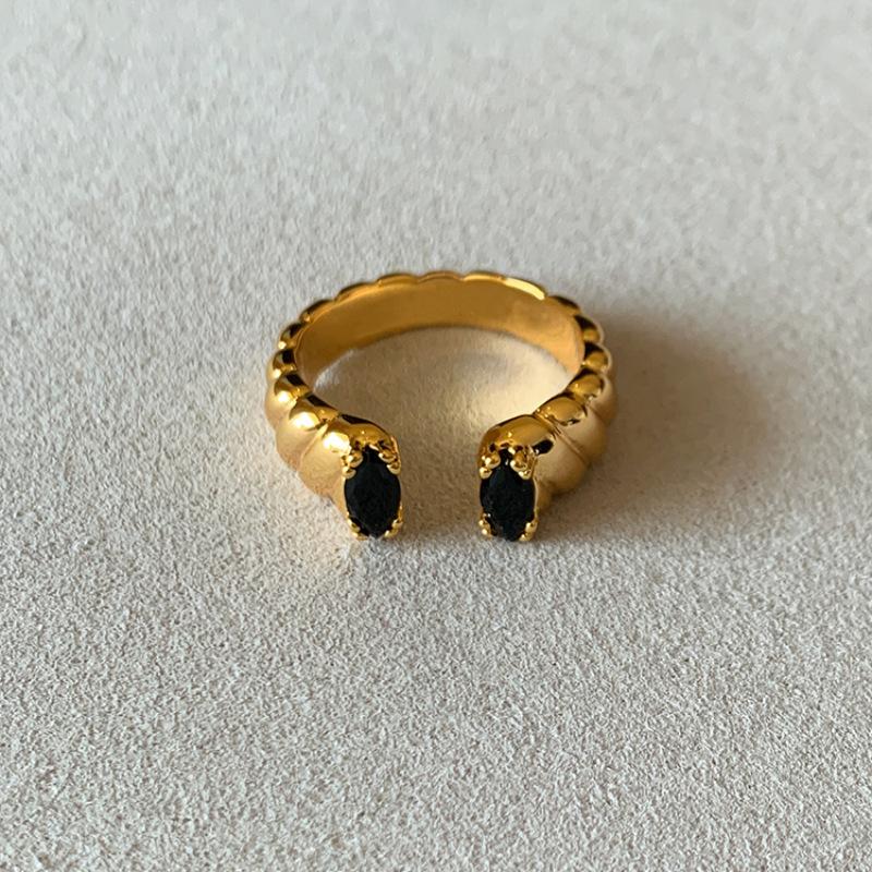 Unique Stylish And Colorful Gemstone Ring For Women With Adjustable Size Comfort For