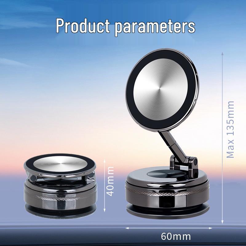 Magnetic Suction Cup Phone Holder for Car Console with Mechanical Arm