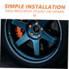 ETHZZLE Silicone Car Wheel Nut Cover 15mm Glow In the Dark Wheel Lug Nut