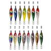 5Pcs/pack Assorted Size Fishing Baits Artificial Fishing Squid Jig Lures Set with Shrimp Designs for Effective Fishing