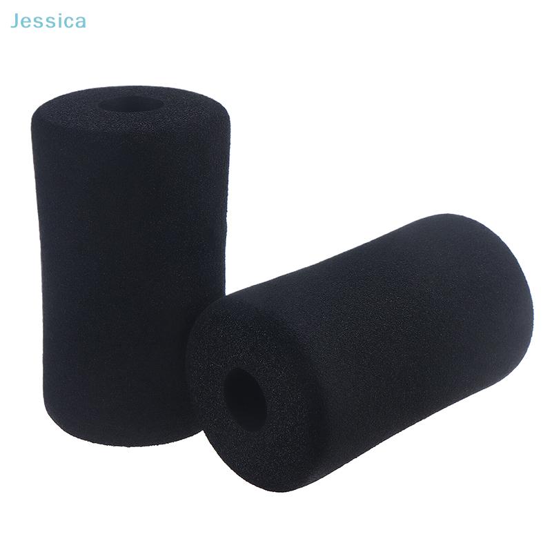 Large Foam Sleeve For Fitness Equipment Exercise Machines Roller Sit-Up Board Hook Foot Foam Fitness Pads 2Pcs