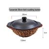 Commercial Cast Iron Pot for Crispy Rice and Clay Pot Dishes, Compatible with Induction Cookers