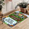 Minecraft Customize Your Name Kitchen Rug Runner Rug Laundry Mat Hallway Entryway The Best Gift Choice