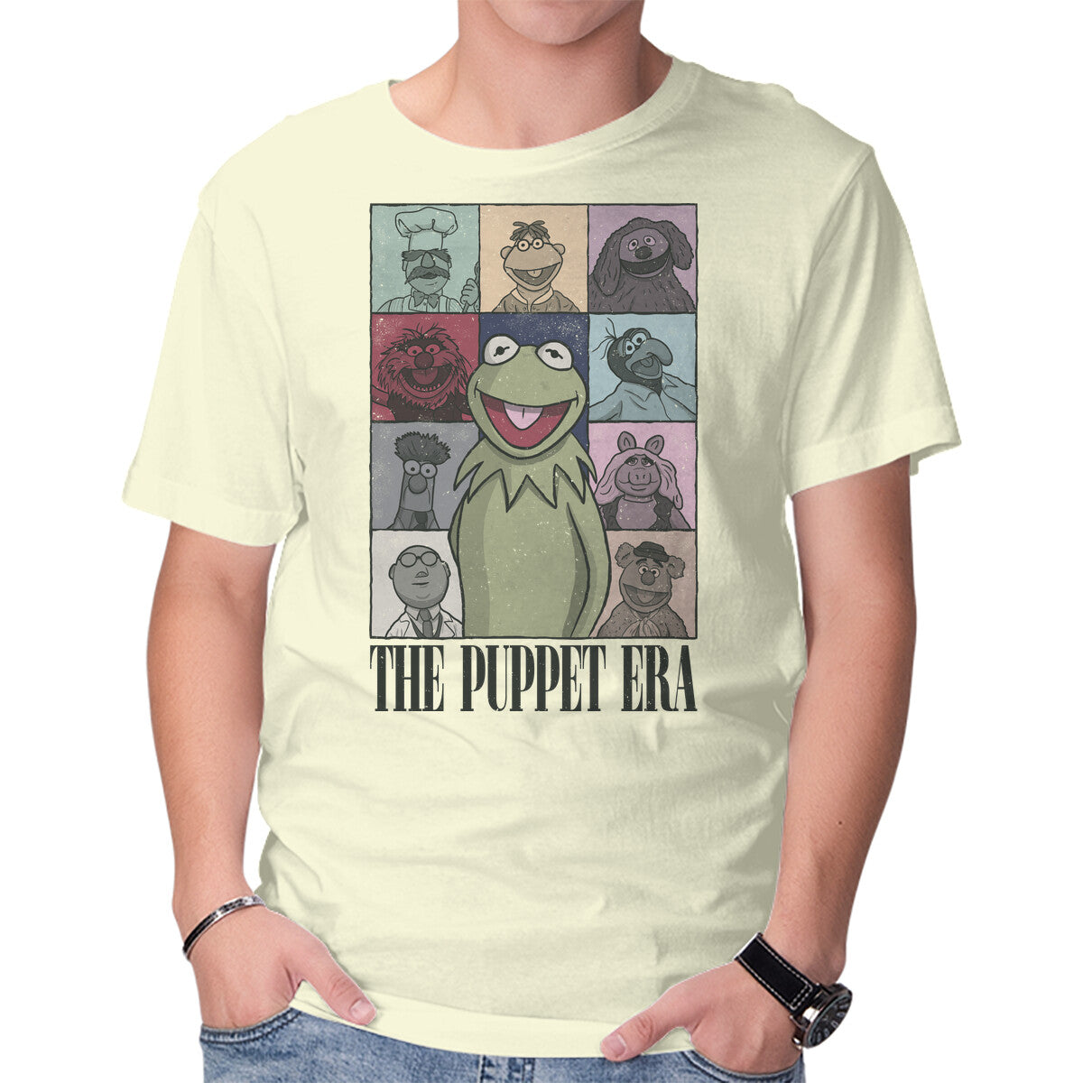 Unisex Crew Neck T-Shirt The Puppet Era Graphic Short Sleeve Casual Tee XL