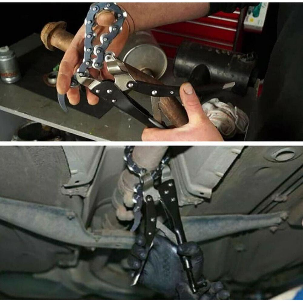 Carbon Steel Chain Pipe Cutter Rolling Pipe Cutting Tool Multi-Wheel Cutter  Three-Way Catalytic