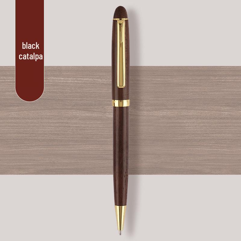 Brass & Sandalwood Ballpoint Gift Pen with Custom Engraving