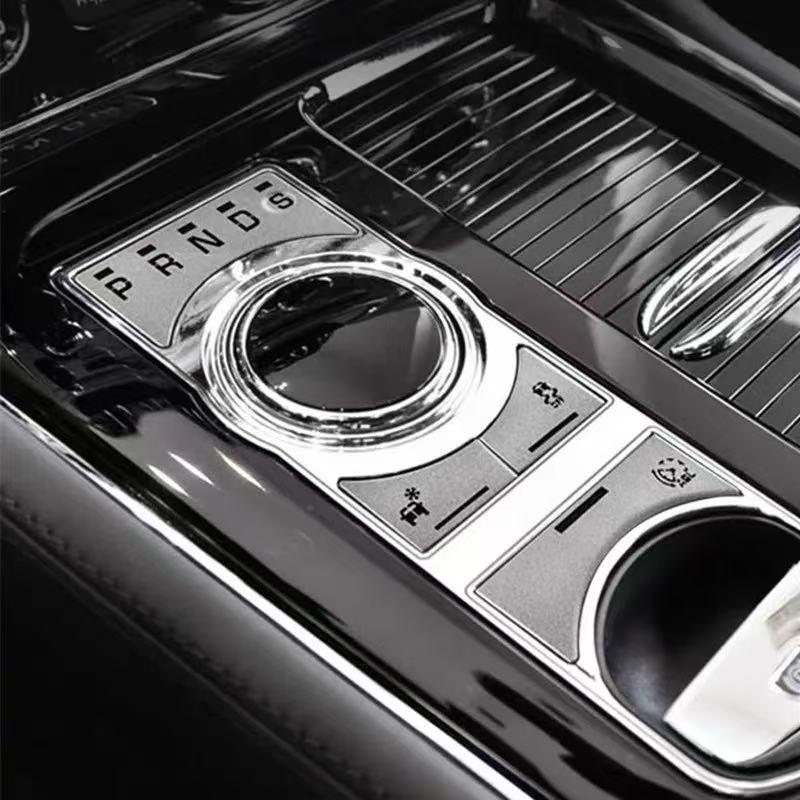 Jaguar XJ/XF 08-15 Gear Shift Button Trim Console Frame Bright Strip Decoration