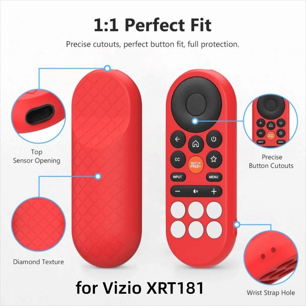 Shockproof Protective Case Silicone Soft Shell Remote Control Sleeve for Vizio XRT181 Accessories