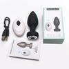 Wireless Unisex Silicone Anal Plug with Remote Vibration - Small & Discreet Self-Pleasure Device
