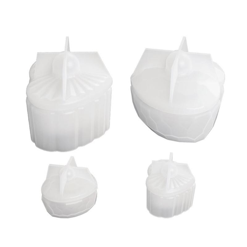 Moule en Silicone Forme de Cœur Tendance Créer Porte-encens Porte-bougie Moule Parfait pour Bureau et Salle de Yoga Facile à Utiliser