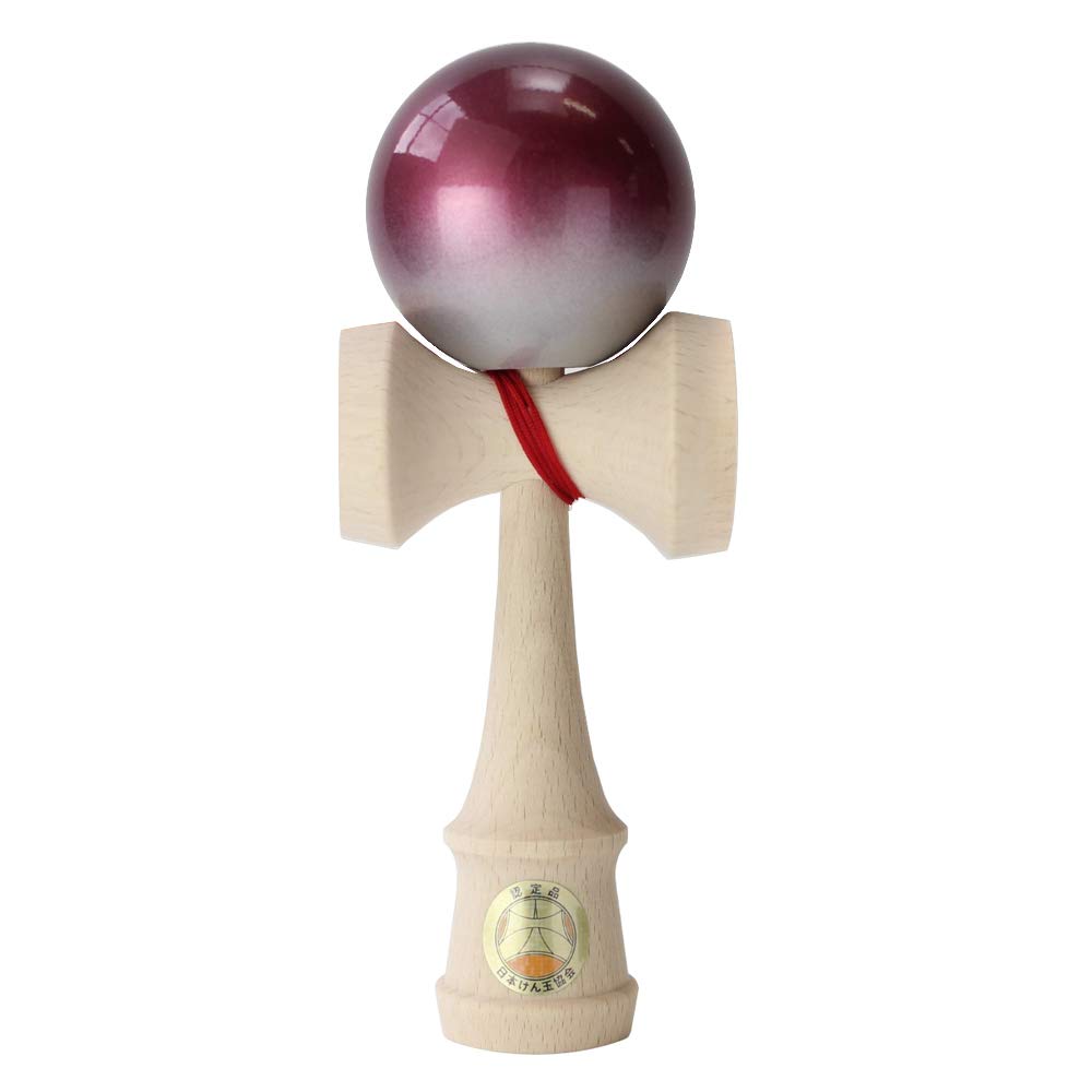 Kendama, Japan Kendama Association Certified Competitive Kendama, Ozora Premium Red & Silver