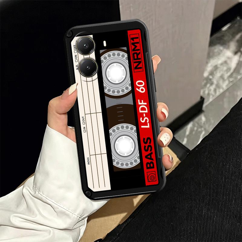Vintage 90S Cassette Tape Pattern Soft Phone Case for Xiaomi Poco X5 X6 X7 X8 Pro Max X3 F7 F8 Ultra M8 M7 M6 M5 Redmi 15 15C 14