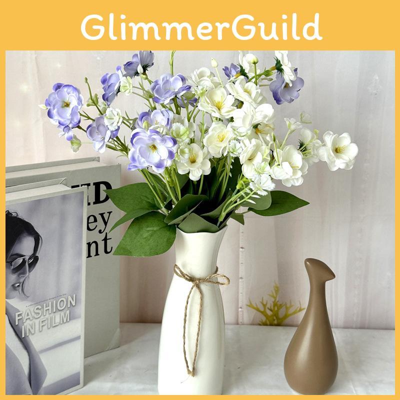 Mimosa Artificial Flowers Handcrafted Small Bouquet For Home Decor And Photography Props