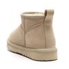 Fashion Crestar Women 's Suede Snow Boots Winter Genuine Keep Warm Fuzzy Snow Short Boots New Lady Ankle Boot With Fur Lined Flat Shoes