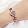 Flower Quartz Wristwatch Ladies Business Watches Rhinestone Quartz Watch  Business Occasion