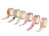 Yubbaex Floral Masking Tape with Gold 15mm Wide x 6 Perfect for Gift DIY and Notebook Decorations Foil, Rolls, Thin, Wrapping, Crafts, (Golden Flower)