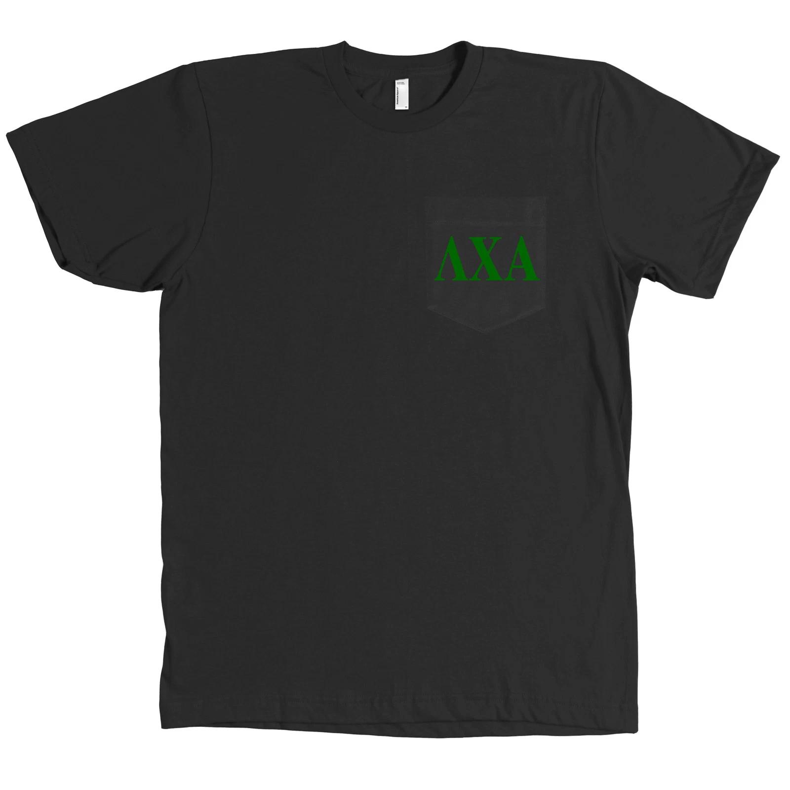 Lambda Chi Alpha Bella + Canvas POCKET Черная футболка Футболка братства НОВАЯ XL