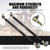 NICECNC ATV Ball Joint Tie Rod For YAMAHA YFZ450R YFZ 450R 2009-2022 4130 Heat-treated Chromoly Steel 6061-T6 Aluminum Alloy