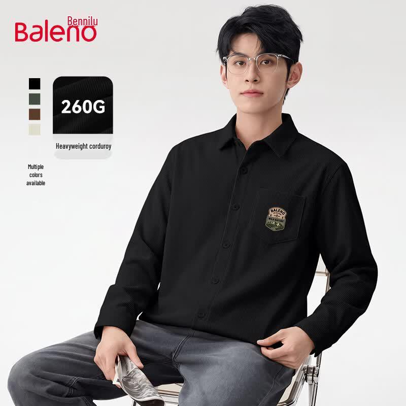 Baleno Men s Corduroy Shirt Jacket 4XL