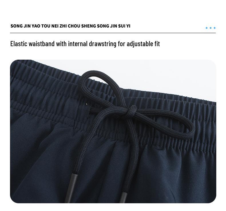 Men's Quick-Dry Breathable Three-Point Running Shorts for Summer Fitness