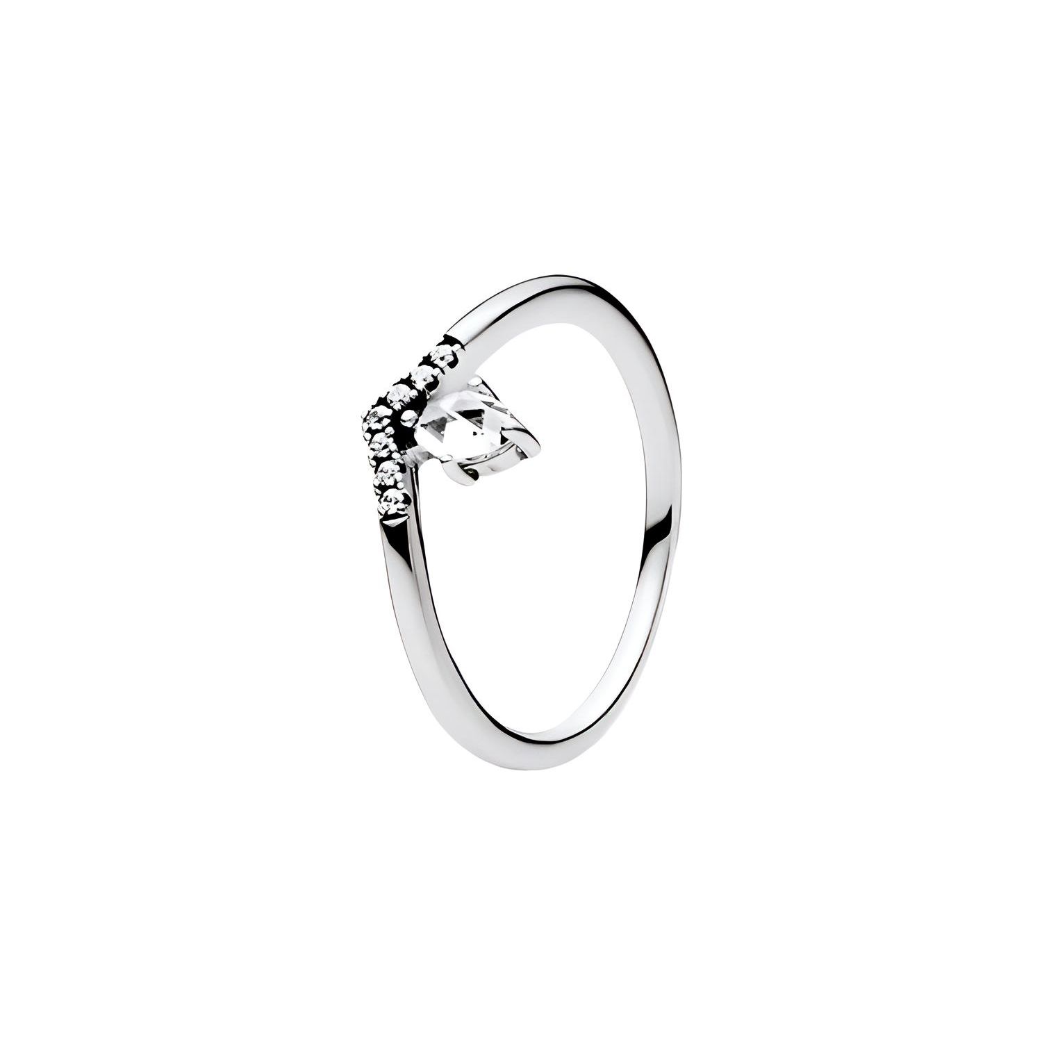 Pandora Classic Wish 925 Silver Ring Women ring 197790CZ 50
