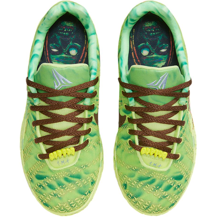 Nike Ja 3 GS 'Spooky Season' Light Lemon Twist Hemp Bright Crimson Black IM8683-700