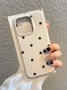 Sterne Beliebter Stil Ins Polka Dot Design Handyhülle Für iPhone 17 Pro Max 16 15 13 14 Glänzend IMD TPU Rückseite