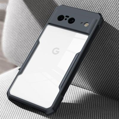 XUNDD For Google Pixel 8 Anti-Fingerprint Phone Case HD Clear Acrylic+TPU Mobile Phone Cover