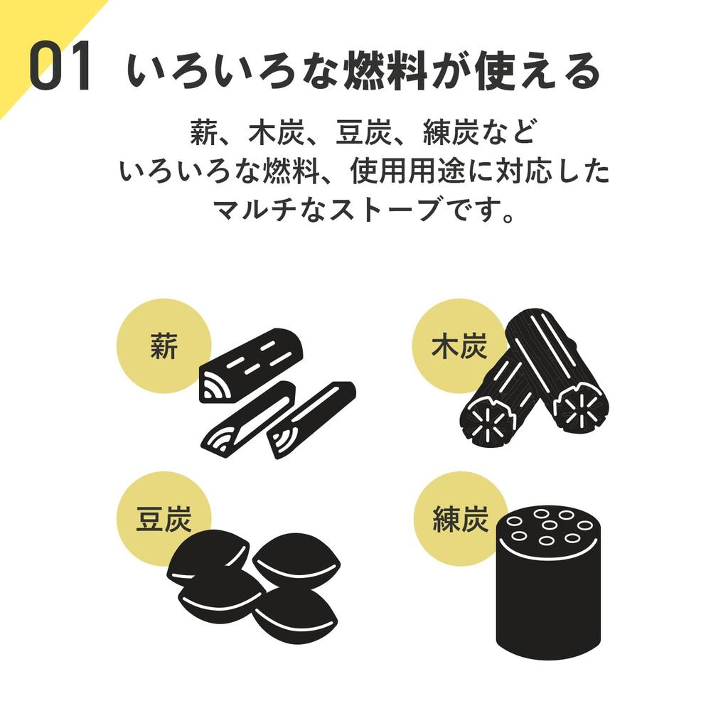 Honma Manufacturing Multi-Stove AC-18GY Gray [Disaster Preparedness] [Firewood] [Charcoal Briquettes] [Cooking] [Portable Stove] [Secondary Combustion