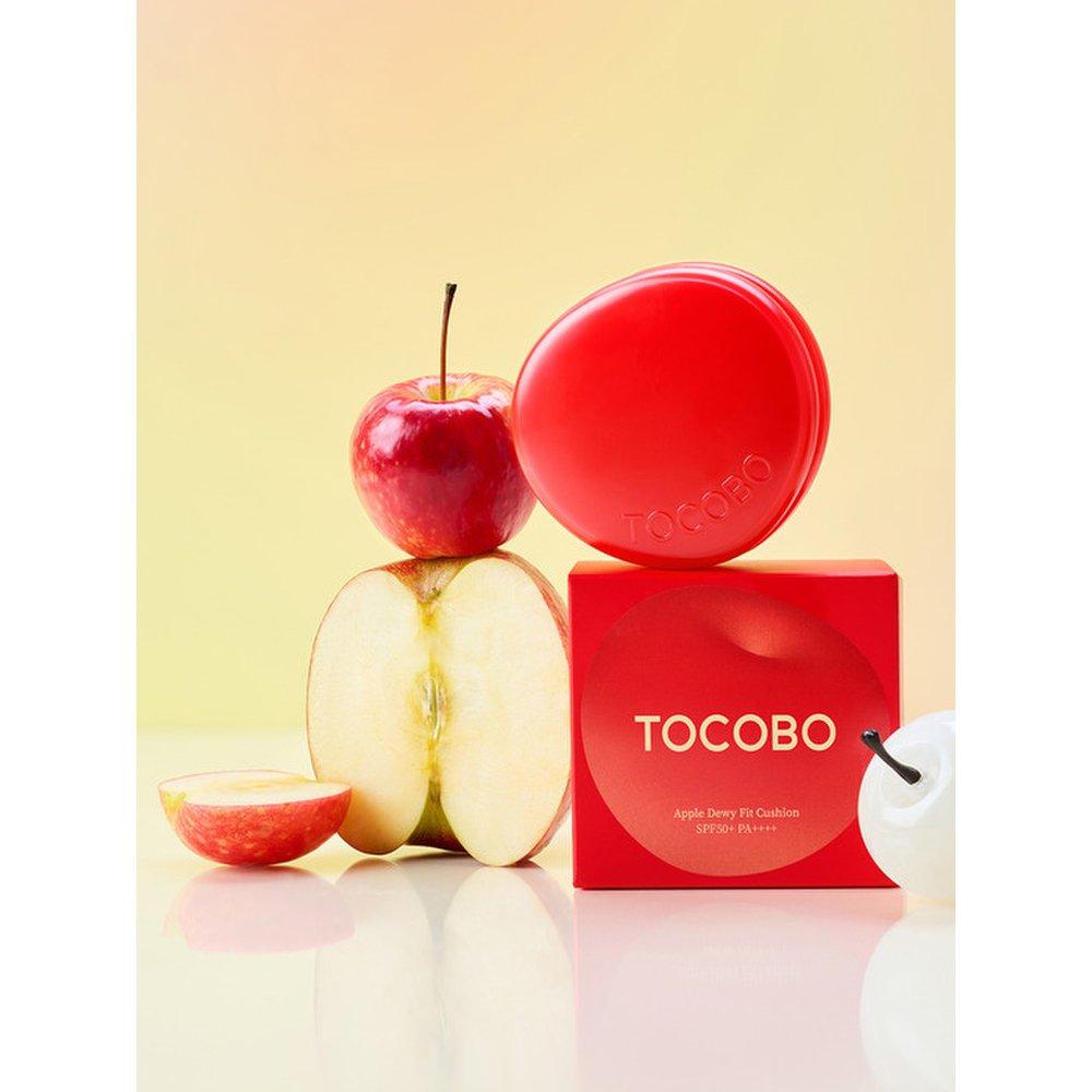 TOCOBO Apple Dewy Fit Cushion 15g (+2 Soothing Cica Kits)