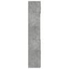 Tall Cabinet Concrete Grey 70 X 42.5 X 225 Cm Particleboard