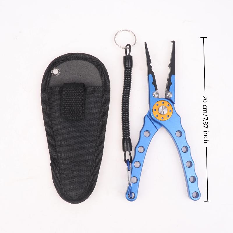 Fishing Pliers Line Cutter Multifunctional Knot Aluminum Alloy Scissors Hook Remover Fishing Equipment