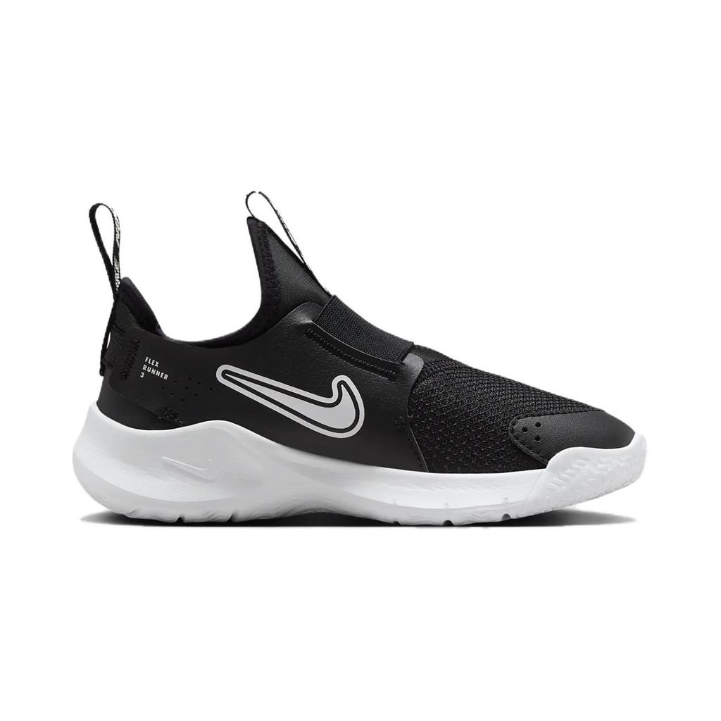 Nike Flex Runner 3 PS Black White Kids Sneakers FN1449-005