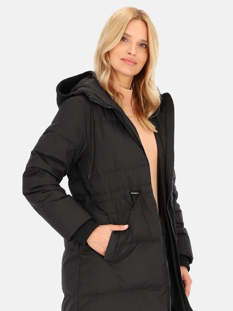 WOMEN' LONG DOWN JACKET WITH ZIPPER