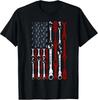 Patriotic American Flag Mechanic T-Shirts