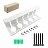 Under Desk Cable Management Tray Clutter Power Strip Mounting Bracket Large Capacity Workstation