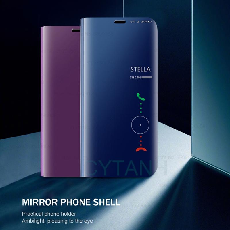 Smart View Spiegel Leder Flip Case für Xiaomi 17T Pro 17TPro Xiaomi17TPro 5G 2026 2602EPTC0G 6.83" Magnetischer Ständer Buch Hülle