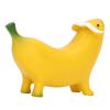 Resin Banana Dog Sculpture Lightweight Banana Dog Figurine  For Home Desktop