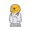 Cartoon Animal Doctor Enamel Pins Trust Me I'M A Ducktor Funny Medical Cat Stethoscope Brooches Lapel Badge Jewelry Gifts