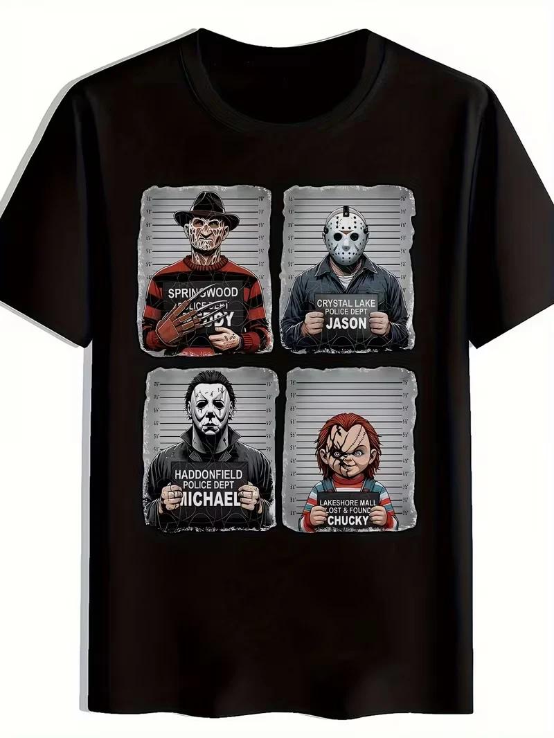 

HORROR MUG SHOTS GRAPHIC IMAGES T shirt XXL BRAND NEW! 2XL