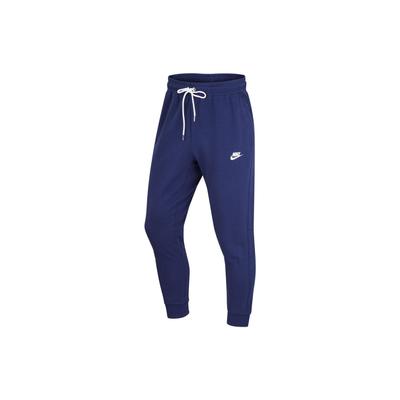 Sportbekleidung Modern Einfarbig Gestrickt Kordelzug Freizeit-Hose Herren Unterteile Tiefblau DJ0368-410