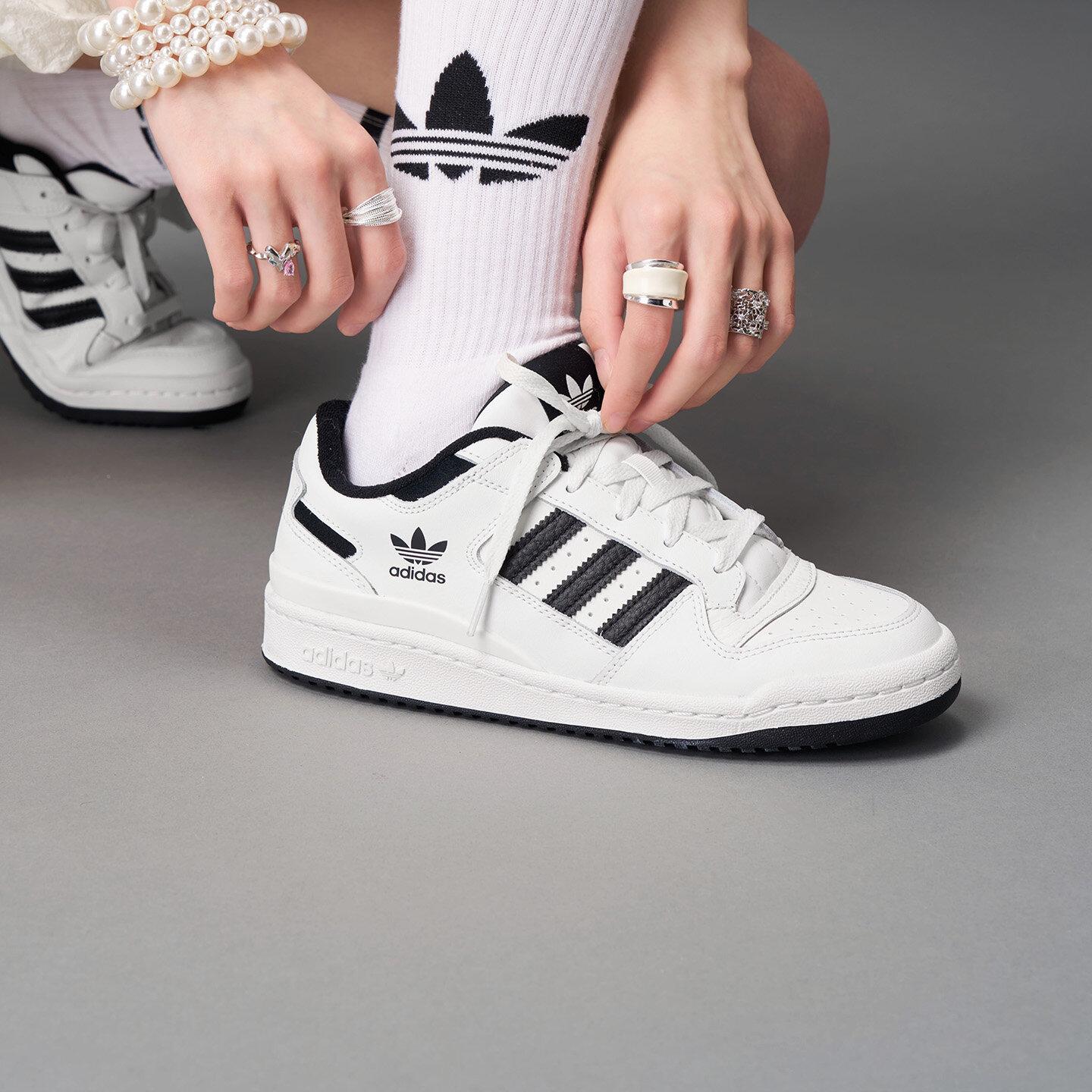 adidas Forum Low CL Core White Core Black 44