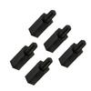 100 stücke M2 M3 M4 Kunststoff Nylon Hex männlich Weiblich Weiblich Spacer Runde Kopf Schraube Mutter