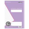 Showa Note Japonica 5mm Purple Plus Notebook, Grid, (with Leader), 5-Pack MJS-5V5
