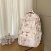 Schoolbag New High-value Fresh and Sweet National Style Literary Butterfly Backpack Junior High School Students Lightweight Large-capacity Backpack
