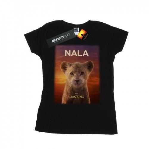 Disney Womens/Ladies The Lion King Movie Baby Nala Poster Cotton T-Shirt