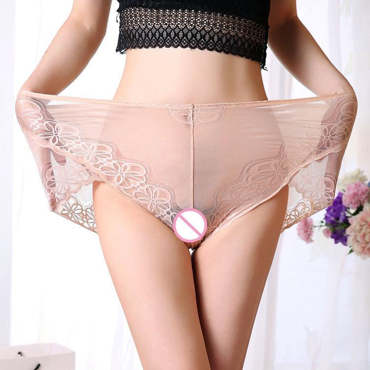 Mujeres Grandes tallas de talla grande Panties de encaje hueco cintura  media Ropa interior sin costuras Calzoncillos comprar a buen precio —  entrega gratuita, reseñas reales con fotos — Joom
